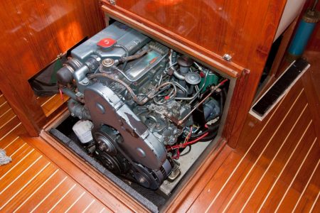 Boat engine cleaning